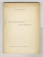 Dal Boccaccio all'Ariosto