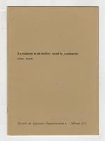 Le regione e gli archivi locali in Lombardia