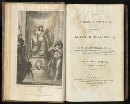 The History of the Reign of the Emperor Charles V. 8th Edition - William Robertson - copertina