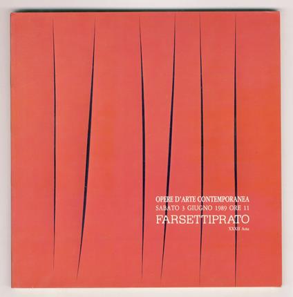 Opere d'arte contemporanea - disegni - gouaches - dipinti - sculture. Asta mercato - copertina