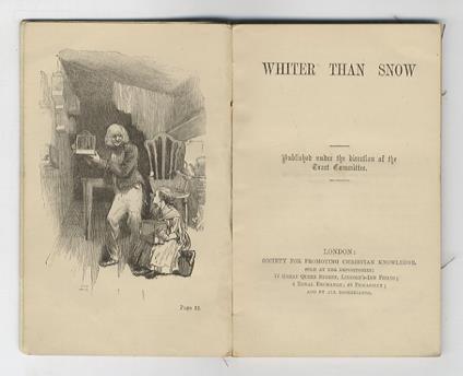 Whiter than Snow. (By G.M.H.). Published under the direction of the Tract Commitee - copertina