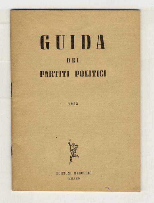Guida dei partiti politici. 1953 - copertina