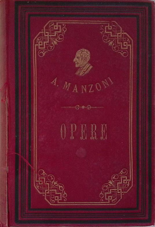 Opere - Alessandro Manzoni - copertina