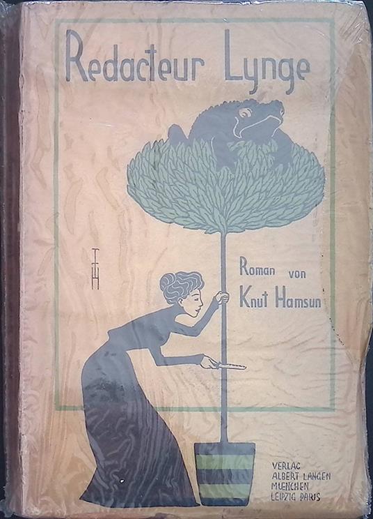 Redacteur Lynge. Autorisierte ubersetzung aus dem Norwegischen - Knut Hamsun - copertina