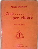 Così per ridere