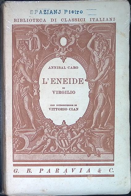 L' Eneide di Virgilio - Annibal Caro - copertina