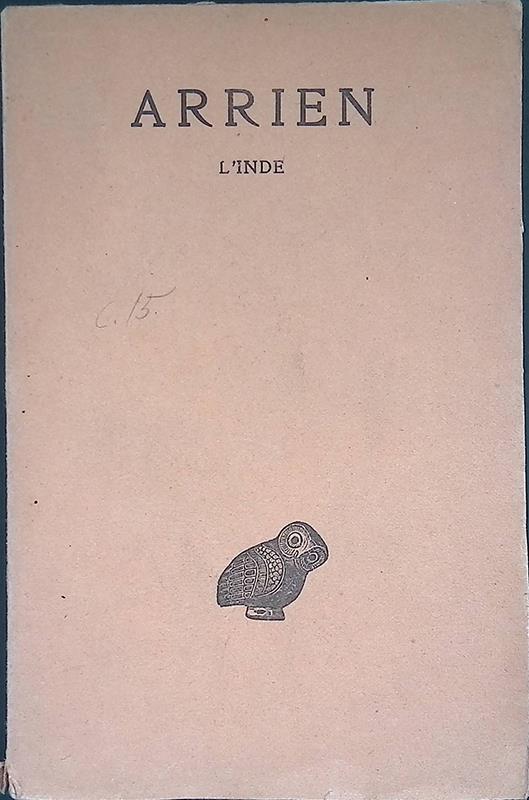 L' inde - Flavio Arriano - copertina