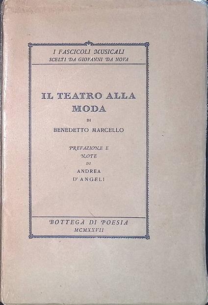 Il teatro alla moda - Benedetto Marcello - copertina