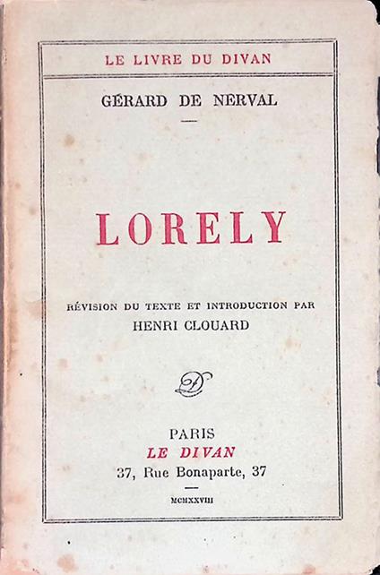 Lorely - copertina