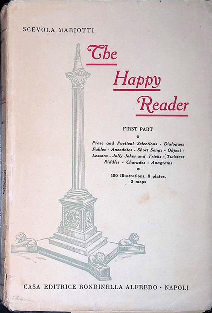 The happy reader. First part - Scevola Mariotti - copertina