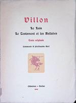 Le Lais. Le Testament et les Ballades
