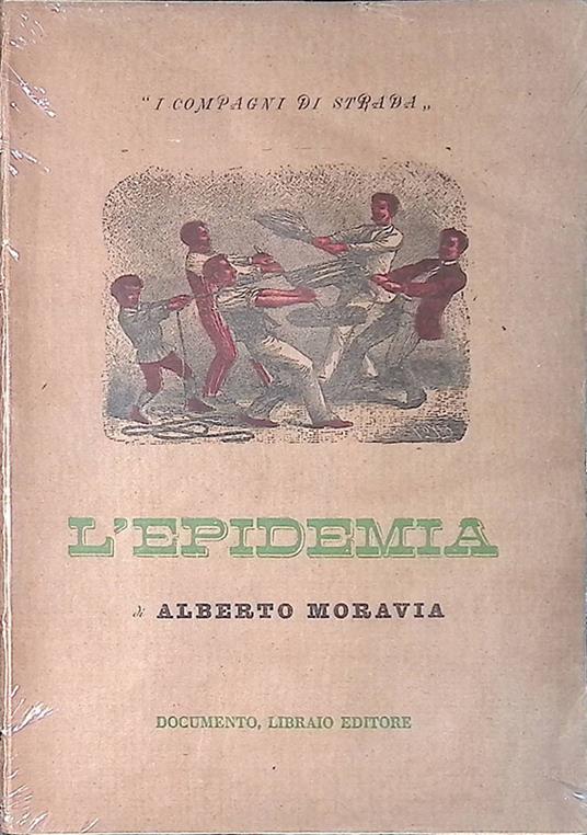 L' epidemia - Alberto Moravia - copertina