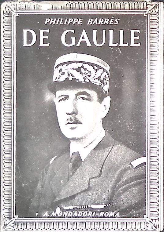 De Gaulle - Philippe Barrès - copertina