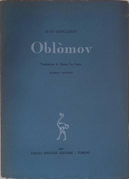 Oblòmov - Ivan Goncarov - copertina