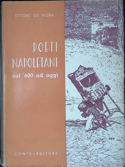 Poeti napoletani dal '600 ad oggi - Ettore De Mura - copertina