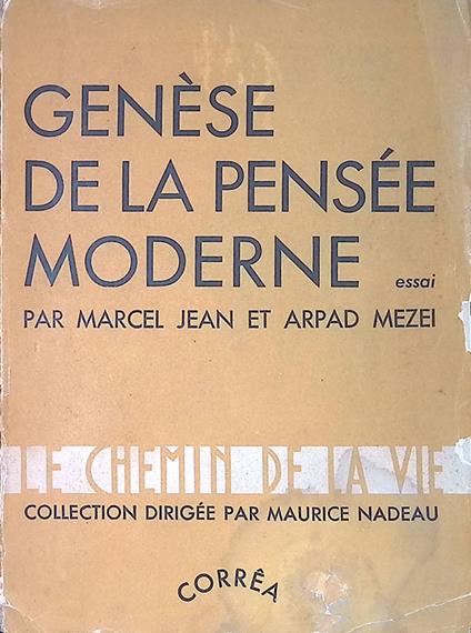Genèse de la pensée moderne. Essai - copertina