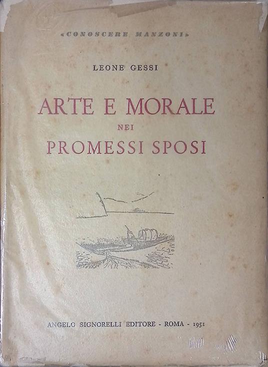 Arte e morale nei Promessi Sposi - Leone Gessi - copertina