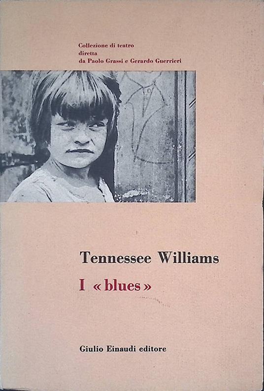 I blues - Tennessee Williams - copertina