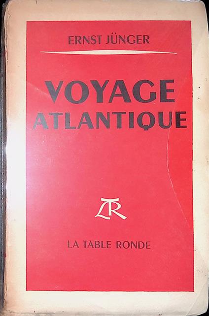 Voyage atlantique - Ernst Jünger - copertina