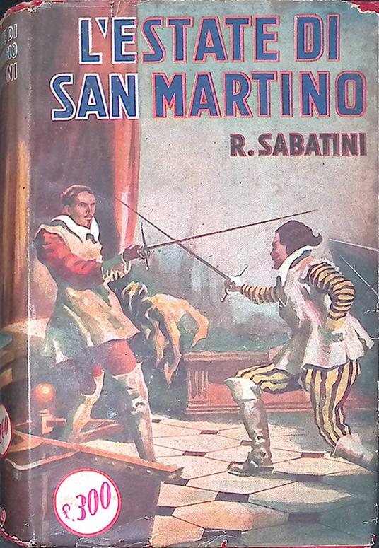 L' estate di San Martino - Rafael Sabatini - copertina