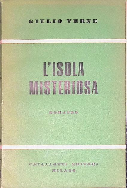 L' isola misteriosa - Jules Verne - copertina