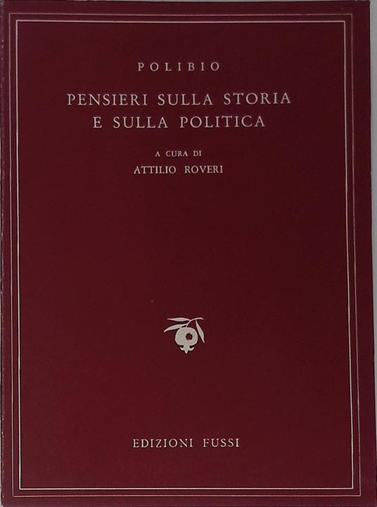 Pensieri sulla storia e sulla politica - Polibio - copertina