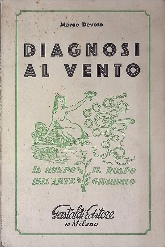 Diagnosi al vento - Marco Devoto - copertina