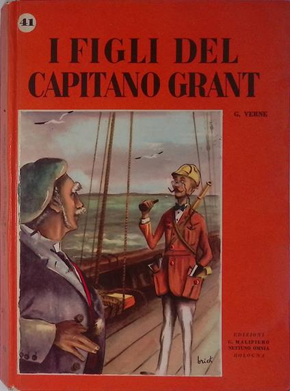 I figli del capitano Grant - Jules Verne - copertina
