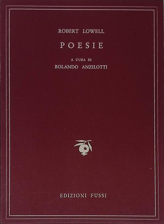 Poesie - Robert Lowell - copertina
