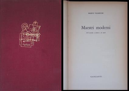 Mestri moderni - Marco Valsecchi - copertina