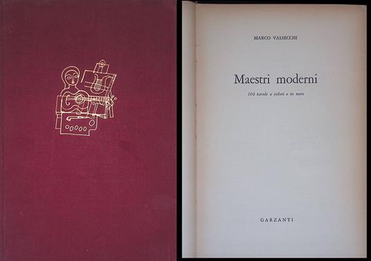 Mestri moderni - Marco Valsecchi - copertina