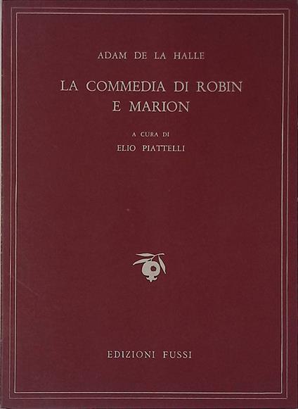 La commedia di Robin e Marion - Adam De La Halle - copertina