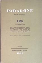 Paragone. Rivista di arte figurativa e letteratura. Anno XI, n.128, agosto 1960