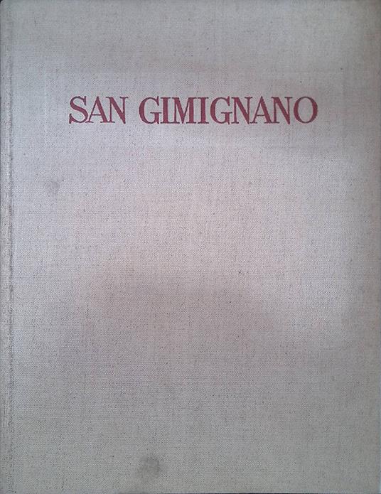 San Gimignano - Giovanni Cecchini - copertina