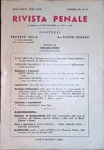 Rivista penale. Anno LXXXVII, n. 10 ottobre 1962