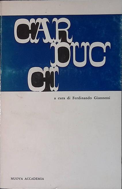 Carducci - Ferdinando Giannesi - copertina