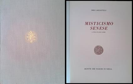 Misticismo senese - Piero Misciatelli - copertina