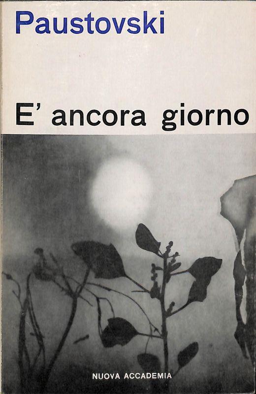 E' ancora giorno - Konstantin Paustovski - copertina