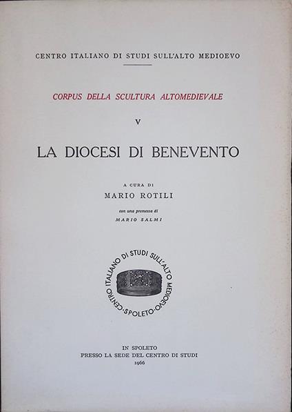 La diocesi di Benevento - Mario Rotili - copertina