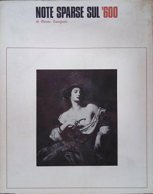 Note sparse sul '600 - Pietro Zampetti - copertina
