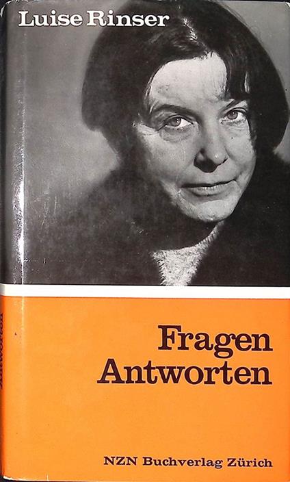 Fragen Antworten - Luise Rinser - copertina