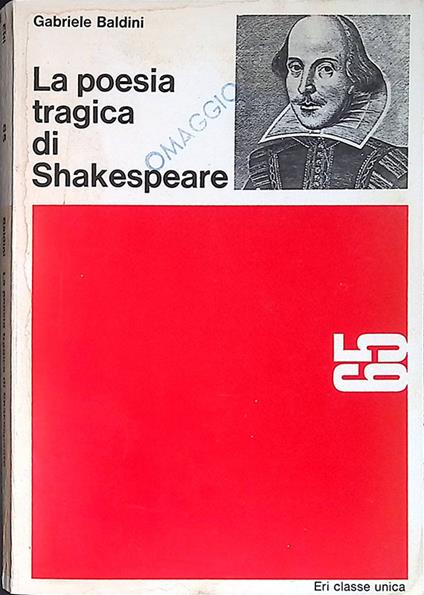 La poesia tragica di Shakespeare - Gabriele Baldini - copertina