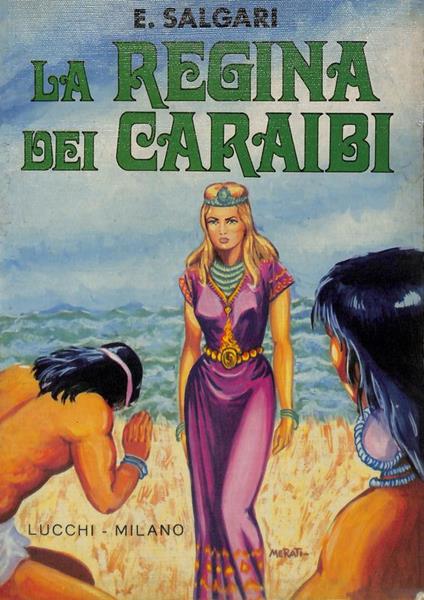 La regina dei Caraibi - Emilio Salgari - copertina