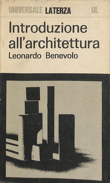 Introduzione all'architettura - Leonardo Benevolo - copertina
