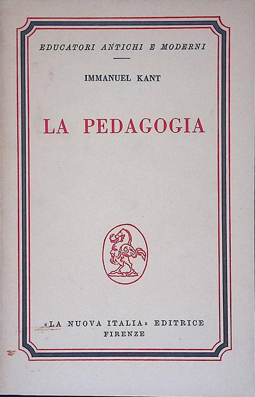 La pedagogia - Immanuel Kant - copertina