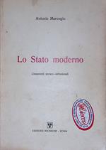 Lo stato moderno. Lineamenti storico-istituzionali