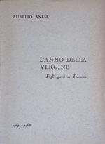 L' anno della vergine. Fogli sparsi di Taccuino