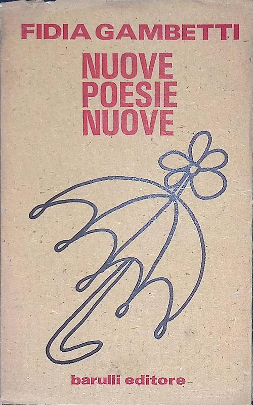 Nuove poesie nuove - Fidia Gambetti - copertina