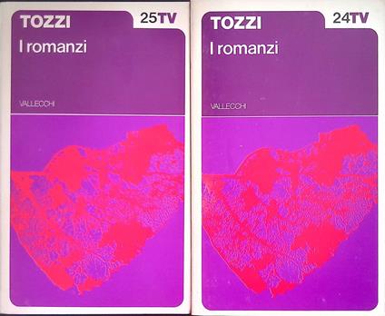 I romanzi - Federico Tozzi - copertina