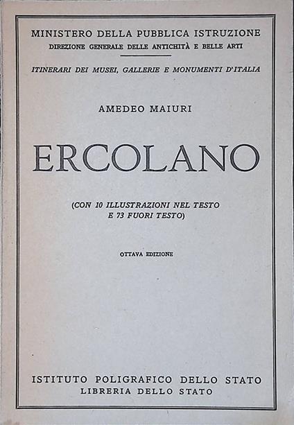 Ercolano - Amedeo Maiuri - copertina